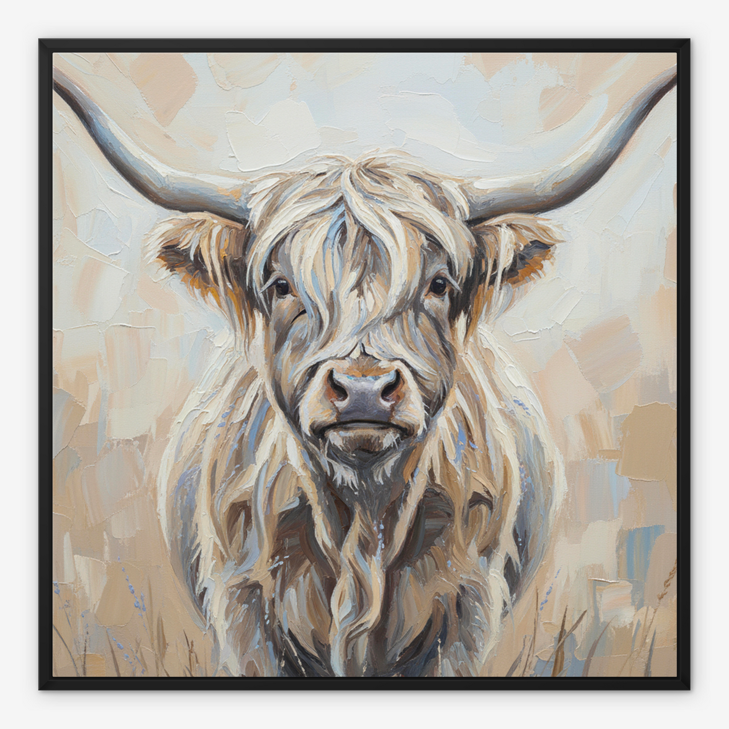 The DayKeeper, framed canvas in black, front view