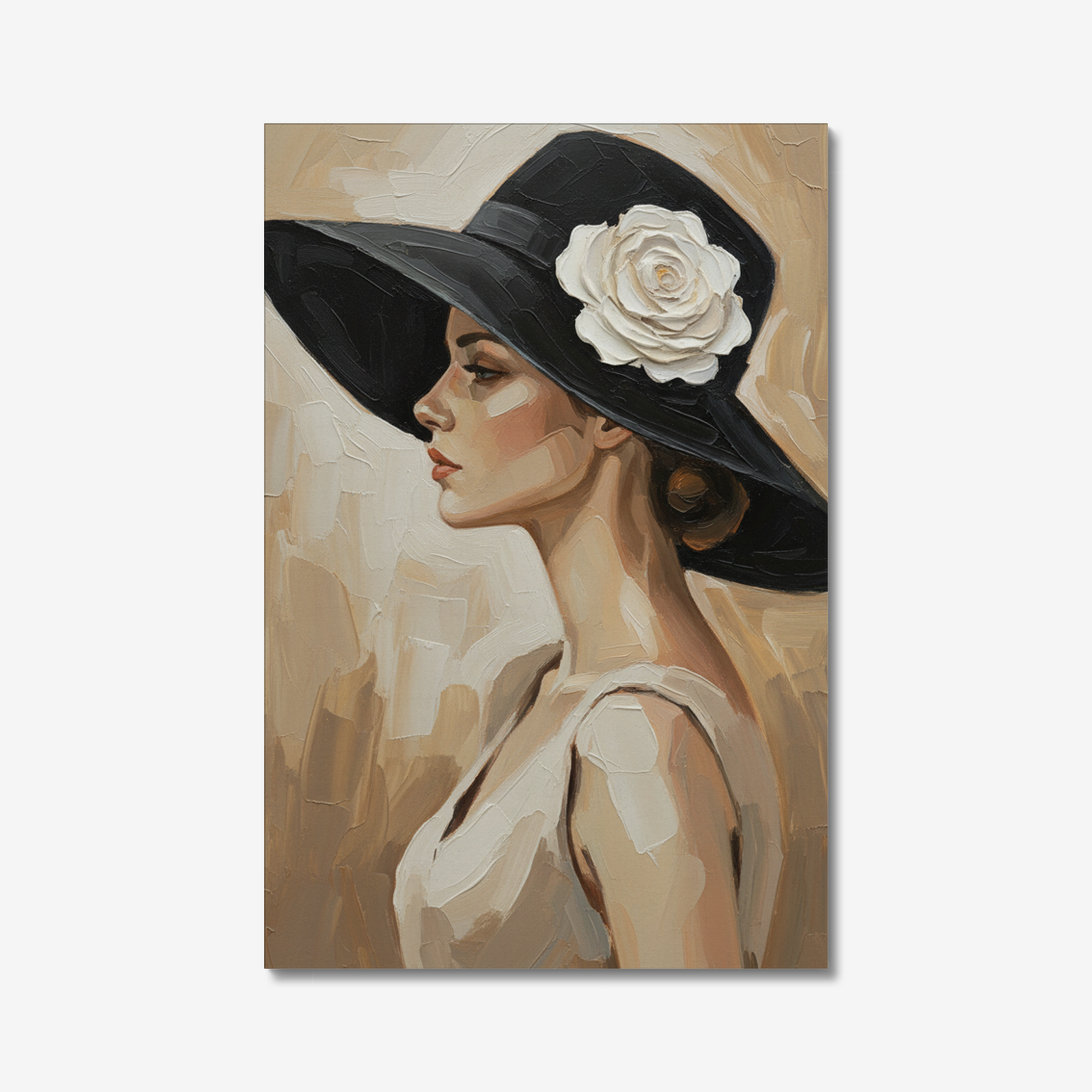 The Hush, stretched canvas, front view