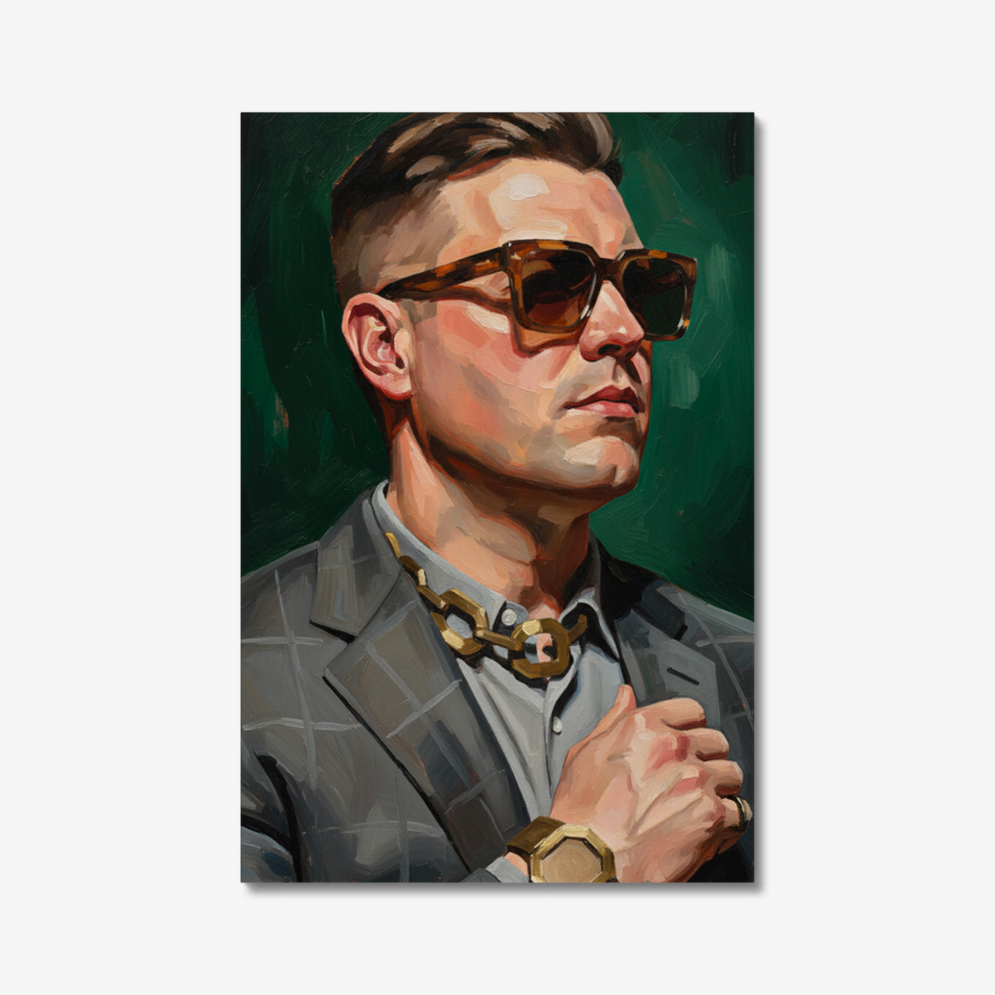 The Modern Presence, stretched canvas, front view