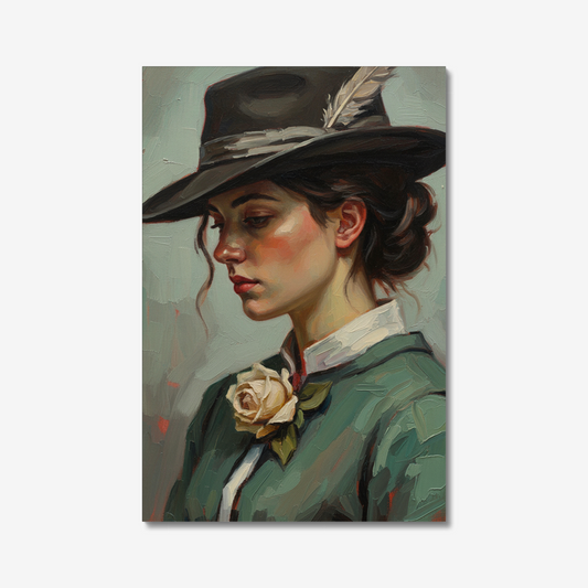 The Quiet After, stretched canvas, front view